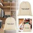 thumbnail image 2 of Home Textile Storage - Portable Travel Hair Dryer Bag with Drawstring for Bathroom Organization and Convenient Storage Solution, 2 of 6
