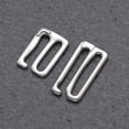 thumbnail image 4 of 50pcs Zinc Alloy Bra Buckle Adjustment Strap Buckle Clasp Clips for Underwear Bra (Silver) (19mm Diameter 25.5mm Diameter for Each 25pcs), 4 of 5
