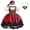 Dress+Scarf+Patch, variant on Girls Pirate Costume with Scarf Halloween Buccaneer Princess Outfit Set, Size 3-4