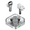 White, variant on Nothing Ear (3) Wireless Earbuds Super Mic 45dB Hybrid Active Noise Cancelling Bluetooth Headphones Hi-Res 6 Mics, 12mm Dynamic Bass Boost, Dual Connect ANC Sport Ear Buds for iPhone Android, White