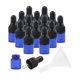 thumbnail image 1 of Cuentagotas de vidrio Yuyangstore 15 piezas con tapa Mini portátil 1 ml azul negro, 1 of 8