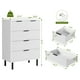 thumbnail image 2 of QinaQin Cómoda ondulada de 5 cajones para recámara, mueble alto de madera con amplio espacio de almacenamiento para dormitorio, sala, pasillo o clóset, 2 of 6