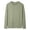 (Solid)Army Green, variant on Men's Cotton Long Sleeve Shirts, Lightweight Basic Crew Tees for Mens ,Big and Tall Black,Size XXXXL