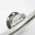 thumbnail image 4 of 30-inch Designer Maverick Double Arched Curved/Wave Bathroom Shower Grab Bar, Polished, 4 of 7