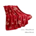 thumbnail image 3 of WWC Christmas Throw Blanket, 28x40 inch Soft Flannel Santa Christmas Plush Throw, Cozy Christmas Decor Blanket for Couch and Bedroom, 3 of 7