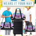 thumbnail image 6 of Jiaoprinted Personalized Cheerleader Bag Dance Bag, Custom Sport Gym Bag with Name, Customized Travel Duffel Bag for Cheer Team, Green Pink Glitter, 6 of 7