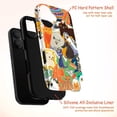 thumbnail image 4 of Colorful Hand-Drawn Cat Collage Phone Case, Cute Artistic Multi-Cat Pattern Cover for iPhone 17 16 15 14 13 12 11 Plus Pro Max Mini, 4 of 6