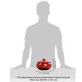 thumbnail image 6 of Lependor Ceramic Ashtray with Lids, Windproof, Cigarette Ashtray for Indoor or Outdoor Use?Ash Holder for Smokers,Desktop Smoking Ash Tray for Home Office Decoration- Red, 6 of 6