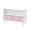 Pink+White, variant on IVV 35.43" Wide Wooden Storage Bookcase with 3 Removable Folding Fabric Drawers & Pine Wood Legs, Freestanding Bookshelf Display Rack Organizer for Bedroom (Gray+White)