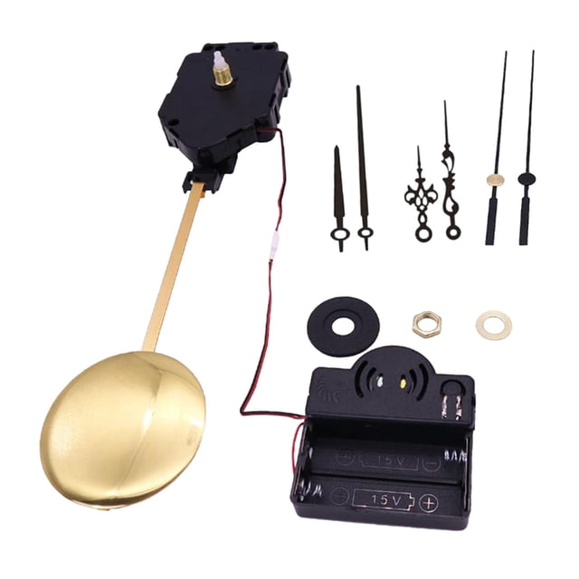 Luzkey Pendulum Clock Movement , Repair Parts Tools, Chime Music Box Professional Mechanism Clock DIY Wall Clock Accessory, H