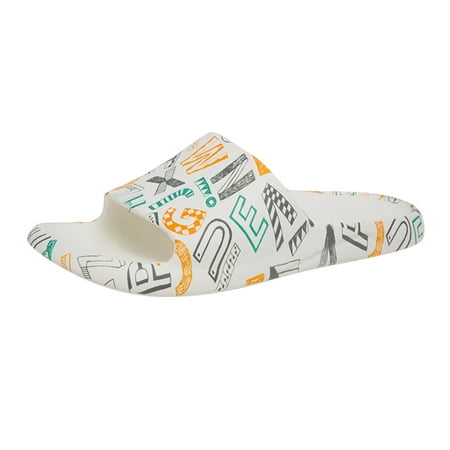 

GWAABD Sleepers Womens Slippers Men and Women Home Slippers Outdoor Slippers NonSlip Flip Flops Beach Shoes