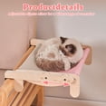 thumbnail image 5 of Zengdainm Cat Window Perch, Cat Window Hammock Window Perch, Cat Beds for Indoor Cats, Safety Cat Shelves Space Saving Window Mounted Cat Seat, Pink, 5 of 6