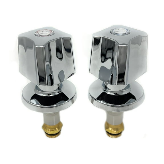 Durable Brass 2-Handle Tub/Shower Trim Kit Compatible with Kohler, Chrome