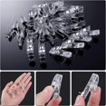 thumbnail image 4 of Suministros esenciales para el arte de las uñas, letreros giratorios de plástico transparente para exhibición de mercancías, mini soportes para etiquetas con clip, abrazaderas transparentes dobles, 4 of 7
