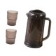 thumbnail image 4 of Jarra de agua de 2 tazas, fácil de llenar, hermética con tapa, ideal para té helado (1700 ml). Marrón oscuro, 4 of 9