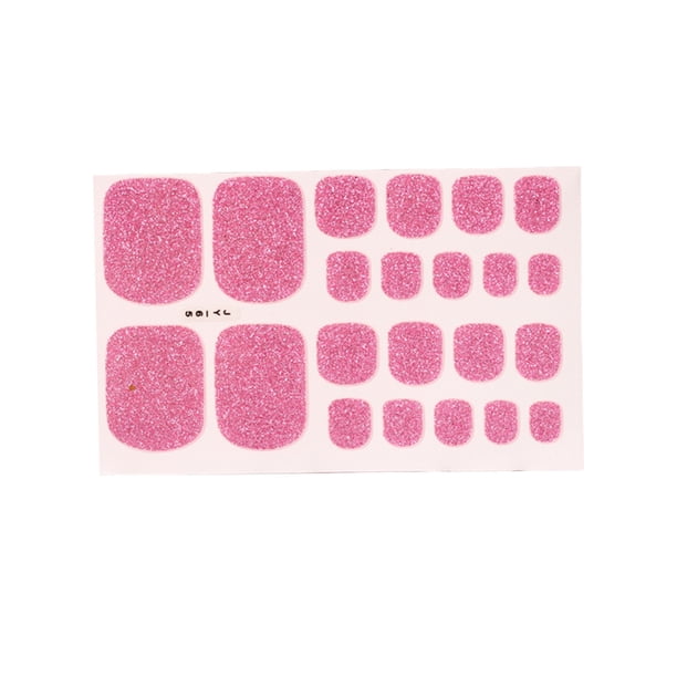 Juego de envolturas navideñas Minnieouse limas para uñas de los pies pegatinas autoadhesivas