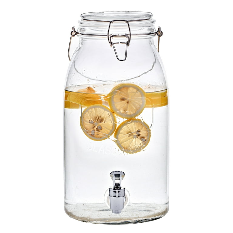 Signature Mason Drinking Jar with Easy-Bite Stainless Steel Straw - Pi