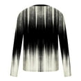 thumbnail image 5 of Blusas y camisas de manga larga con cuello redondo para hombre, blusa informal de manga larga con cuello redondo y estampado., 5 of 5