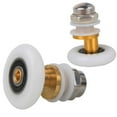 thumbnail image 4 of 4Pcs Shower Room Pulley Bathroom Sliding Glass Door Wheels Nylon Copper Roller, 4 of 4
