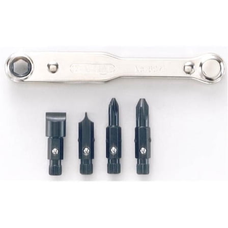 General Tools 5 Piece Slotted & Phillips Ratchet Offset Screwdriver Set  5 Piece Slotted & Phillips Ratchet Offset Screwdriver Set