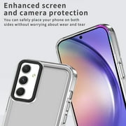 Compatible with Samsung Galaxy A05s Case, Clear Thin Soft TPU Slim Fit Mobile Phone Cover Anti-Slip Grip Scratch Resistant Phone Cases for Samsung Galaxy A05s, Black