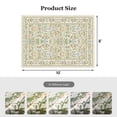 thumbnail image 5 of CHITOOMA 8'x10' Area Rugs for Living Room, Floral Washable Rug Boho Non-Slip Printed Carpet, Vintage Stain Resistant Indoor Rug for Bedroom Dining Room Home Office, 5 of 10