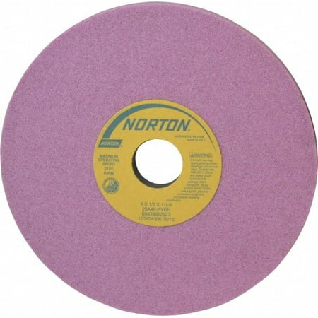 

Norton 8 Diam x 1-1/4 Hole x 1/2 Thick H Hardness 46 Grit Surface Grinding Wheel