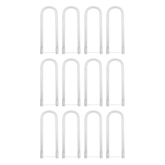 12Pk - Sunlite 15w LED T8 U-Bend Tube Bulb CCT Tunable G13 Base Ballast Bypass
