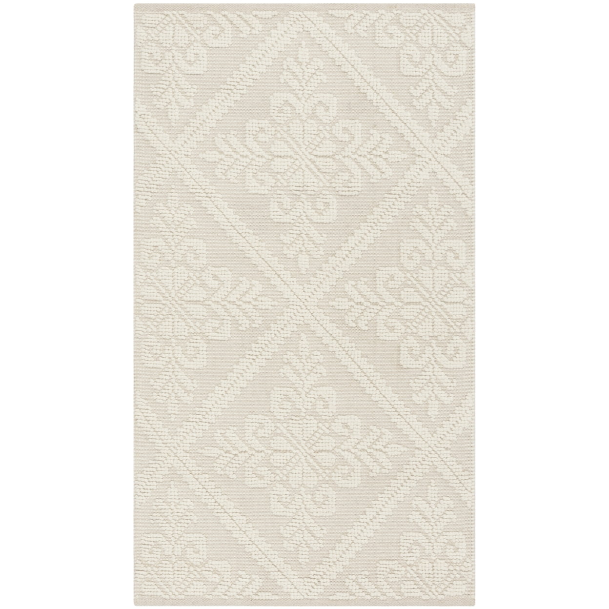 SAFAVIEH Vermont Wayland Trellis Area Rug, Ivory, 6' x 6' Round