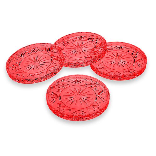 Dublin Red Coasters, Set of 4