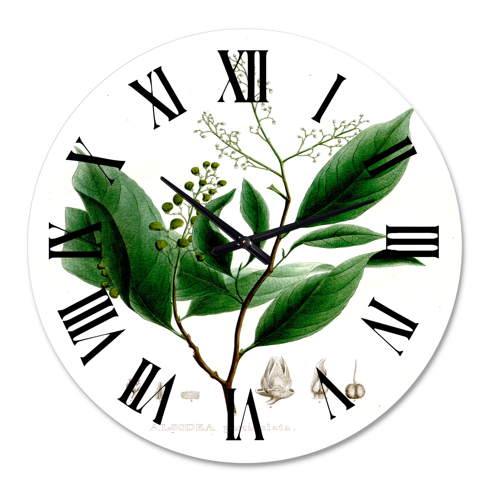 Designart 1 in Quartz Traditional Wall Clock