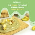 thumbnail image 5 of EATALIAN by AMZ BETTER Vegan Pistachio Cream, 17.63 oz/ 500 gr, Delicious vegan spread with a uniquely sweet taste, Ideal on bread, Perfect with ice cream, Excellent for Dubai Chocolate, Made in Ital, 5 of 8