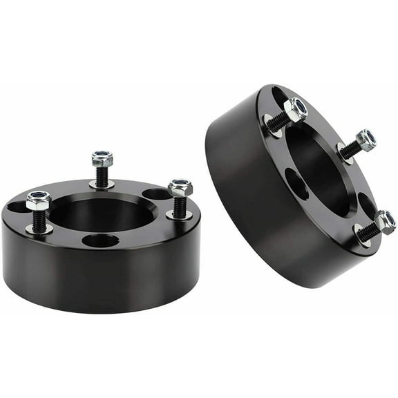 Richeer 3 inch Leveling Lift Kit Compatible with 2004-2026 F150, Leveling Lift Kit Fit for 2004-2026 F150 2WD 4WD, 2003-2018 Expedition Forged Front Strut Spacers Raise the Front of your F150 by 3"