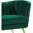 thumbnail image 4 of Meridian Furniture Fauteuil en Velours Vert Margo, 4 of 6