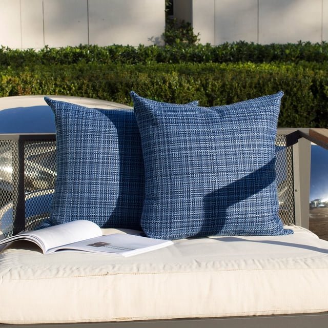 Funda de Almohada Kevin Textile para Exteriores Impermeable 60x60 cm Azul Marino