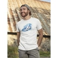 thumbnail image 2 of Paint Art Windsurfer T-Shirt Men -Image by Shutterstock, Male 3X-Large, 2 of 4