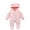 Pink, variant on HNMKIU Warm Jumpsuit Christmas Snowsuit Baby Boy Romper And Coat Set For 0 To 3 Months Blue,3-6 Months