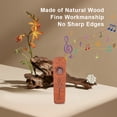 thumbnail image 5 of Radirus Wooden Kazoo Flute Instrument with Replaceable Flute Film Perfect for Adult Music Beginners, 5 of 7