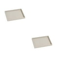 thumbnail image 2 of Transemion Stackable Jewelry Trays Impact-resistant Smooth Line Jewelry Boutiques Wide Application Cloth Jewelry Display Tray Beige 2Set, 2 of 6