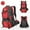 Red 9F7, variant on Wuztai 50L Hiking Backpack Camping Bag, Nylon Polyester Lightweight 2.16lb for Outdoor Trekking, Backpacking Pack Travel Bag