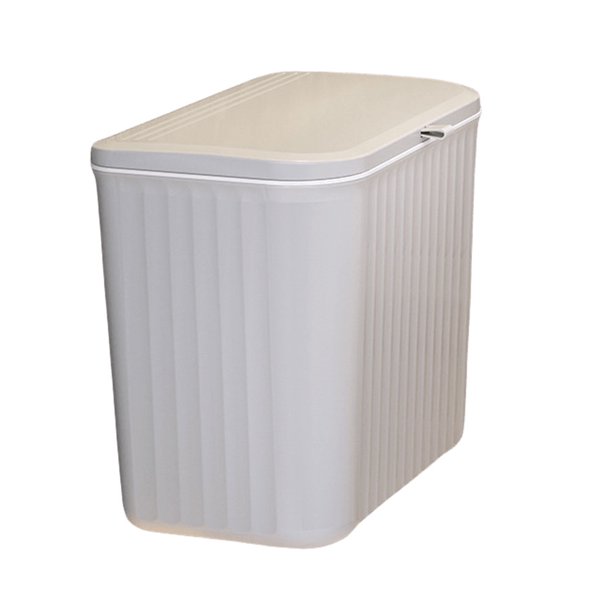Cubo de basura para inodoro montado en la pared de 8/12L, gran capacidad para cocina y baño