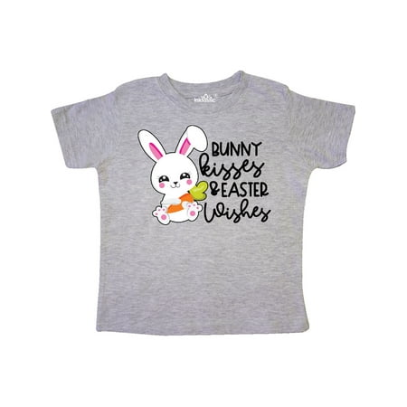 

Inktastic Easter Bunny Kisses and Easter Wishes in Pink Gift Toddler Toddler Girl T-Shirt
