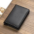 thumbnail image 2 of Estuche portatarjetas de identificación, billeteras para hombre, diseño de marca, bloqueo Anti Rfid, Mini billetera delgada de cuero mágico, monedero pequeño, monedero 2023 Tan Jianjun  unisex, 2 of 2