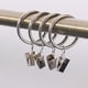 thumbnail image 2 of Paquete de 12 Anillos para cortinas Soledad con clips Abrazadera 2 piezas, 2 of 10