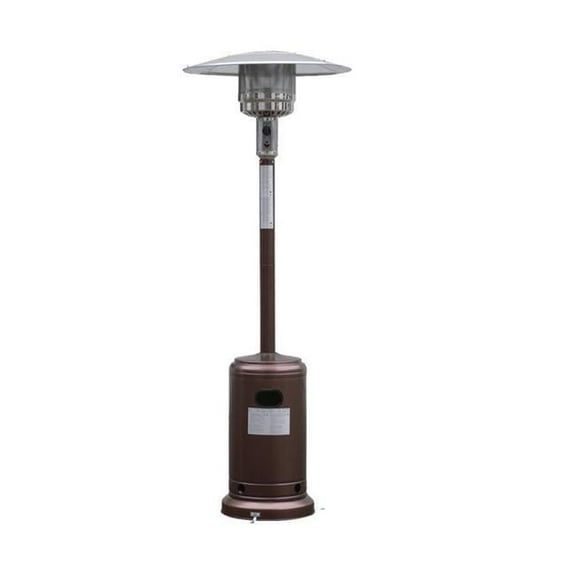 Steel Gas Patio Heater, Bronze Hammertone