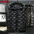 thumbnail image 4 of Chaleco de plumón, chaqueta a la moda para hombre, abrigo de talla grande 8XL, Otoño Invierno, nuevo chaleco de algodón para hombre, chaqueta informal sin mangas, 4 of 5