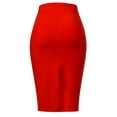 thumbnail image 4 of MixMatchy Women's Casual Classic Bodycon Pencil Skirt, 4 of 5