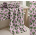 thumbnail image 6 of Soimoi Pink Cotton Poplin Fabric Monstera Leaves Printed Craft Fabric by the Yard 42 Inch Wide, 6 of 7