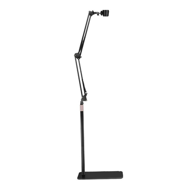 Wisewang Support de Sèche-Cheveux Support de Sol Base Lourde Hauteur Réglable pour Maison et Salon Robuste et Pratique Universel Noir