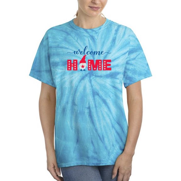 Welcome Home July 4Th Tie Dye Cyclone Women -Image by Shutterstock, Female XX-Large